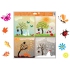 Non-adhesive window film 4 seasons 33.5 x 30 cm