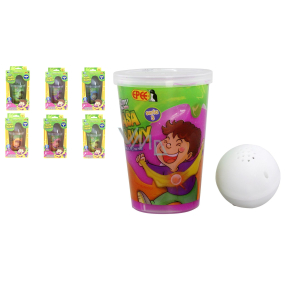 Joker Slimy Slime S3 with glowing and playing ball different colours 140 g, recommended age 3+