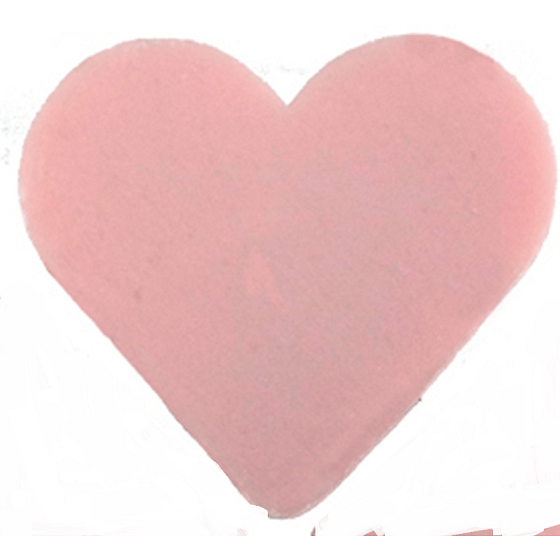 English Soap Rose natural perfumed soap Heart in organza 20 g