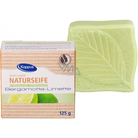 Kappus Natural Bergamot & Lime certified natural toilet soap 125 g