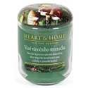 Heart & Home The scent of the Christmas tree Soy scented candle medium burns up to 30 hours 110 g
