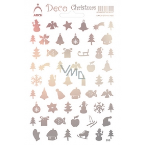 Arch Holographic decorative Christmas stickers various multicolor motifs