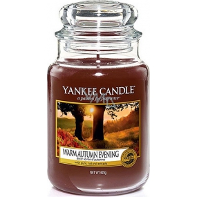 Yankee Candle Warm Autumn Evening - Warm Autumn Evening Scented Candle Classic Large Glass 623 g