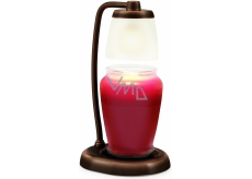 Candle Warmers Halo nahřívací lampa na svíčky bronzová 15,5 x 13,2 cm, výška 27 cm