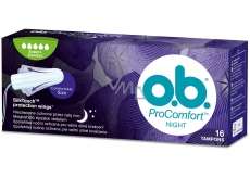 ob For Comfort Night Super + Comfort swabs 16 pieces