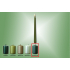 Lima Candle smooth metal green matt cone 22 x 250 mm
