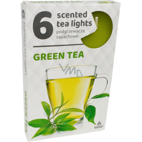 Tea Lights Green Tea Scented Tea Candles 6 pieces