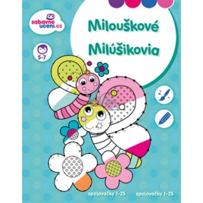 Ditipo Coloring Pages for Numbering Points Coloring 1-25 Dolls 5-7 years 16 pages 215 x 275 mm