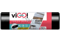 Garbage 60l 10pcs Vigo 60x70cm black 0767