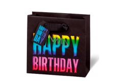 BSB Luxury gift paper bag 14.5 x 15 x 6 cm Happy Birthday LDT 397 - CD