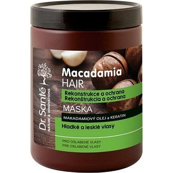 Dr. Santé Macadamia Hair Macadamia oil and keratin mask for weakened hair 1 l