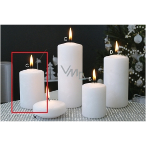 Lima Ice candle white cylinder 60 x 90 mm 1 piece