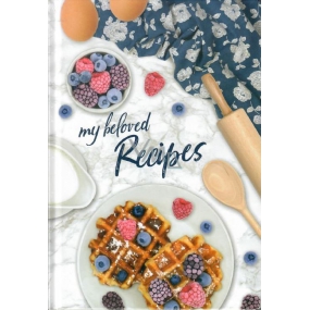 Ditipo My beloved recipes recipe book, waffles 17 x 24 cm