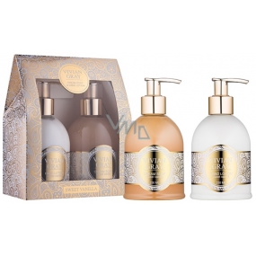 Vivian Gray Romance Sweet Vanilla liquid soap 250 ml + hand lotion 250 ml, cosmetic set