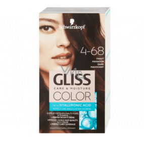 Schwarzkopf Gliss Color hair color 4-68 Dark mahogany 2 x 60 ml