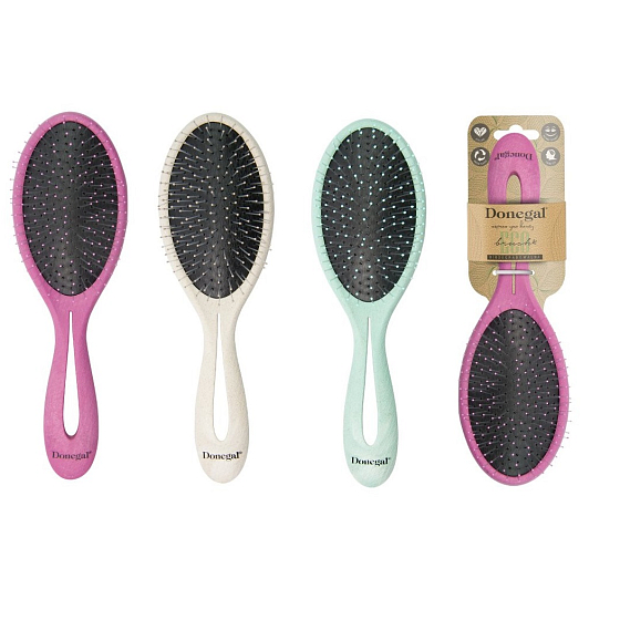 Donegal Eco Brush Biodegradable oval hair brush 1 piece, more colors 1276