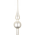 Glass tree spike frosted white 24 cm