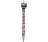 Colorino Rubberized pen Bulldogs pink, blue refill 0,5 mm