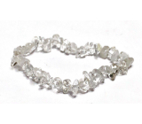 Crystal bracelet elastic chopped natural stone 19 cm, stone stones