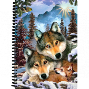 Prime3D notebook - Wolf Harmony 11 x 15 x 2 cm