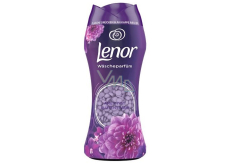 Lenor Amethyst & Floral Bouquet vůně bergamotu, frézie a jasmínu vonné perličky do bubnu pračky 140 g