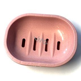 Unihouse Soapbox pink, grey plastic 14,5 x 11 x 4 cm 1 piece