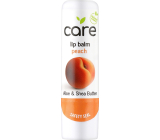 Quiz Cosmetics Care Peach - Peach lip balm with aloe vera and shea butter 4 g