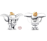 Charm Sterling silver 925 Disney 100. anniversary Dumbo Elephant Bead Bracelet Fairy Tale