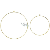 Ditipo Decoration hinge circle metal gold set 20 cm and 28 cm 2 pieces