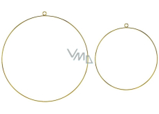 Ditipo Decoration hinge circle metal gold set 20 cm and 28 cm 2 pieces