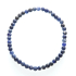 Sodalite bracelet elastic natural stone, ball 4 mm / 19 cm, stone communication