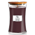 WoodWick Phantom Cherry - Phantom Cherry scented candle with wooden wick and lid glass large 609 g