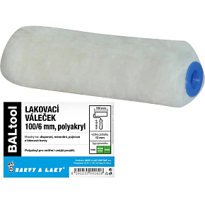 BARVY A LAKY HOSTIVAŘ microfleece roller for holder 6 mm, 100 mm BARVY A LAKY HOSTIVAŘ microfleece roller for holder 6 mm, 100 mm
