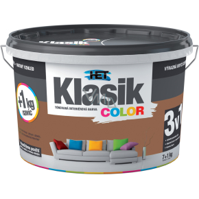 Het Klasik Color paint, 0277 brown, 7+1 kg