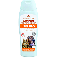 Herbavera Hafula, shampoo for dogs and cats, anti-parasitic with hemp, 250 ml