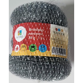 Tidy Home stainless steel scrubber, 30 g 3 pcs
