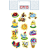 OVO egg transfers modern, 12 motifs, 1 sheet