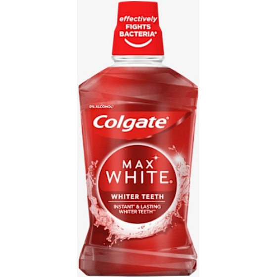Colgate Max White Mouthwash Whiter Teeth, 500 ml