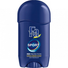Fa Men Sport Citrus Green Scent 48h antiperspirant deodorant stick for men 50 ml