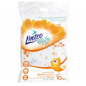 Linteo Baby Disposable bibs 10 pieces suitable for traveling