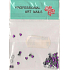 Professional Art Nails nail decorations rhinestones hearts purple 1 pack