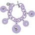 Oops! Objects Trésor 5 Coin Bracelet bracelet OPSKBR5-07-2200 light lilac