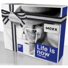 Mexx Life Is Now for Him eau de toilette 30 ml + shower gel 50 ml, gift set