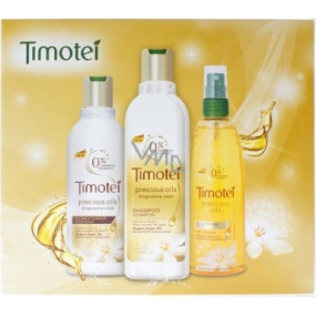 Timotei Precious Oils with rare oils hair shampoo 250 ml + conditioner 200 ml + beautifying spray 150 ml, cosmetic set 2015