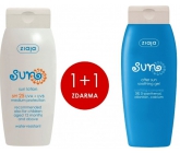 Ziaja Sun SPF 25 waterproof sunscreen 150 ml + Sun soothing after sun gel 150 ml, duopack