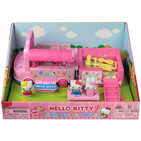 Hello Kitty Mobile candy shop play set with figures 3 pieces, recommended age 3+