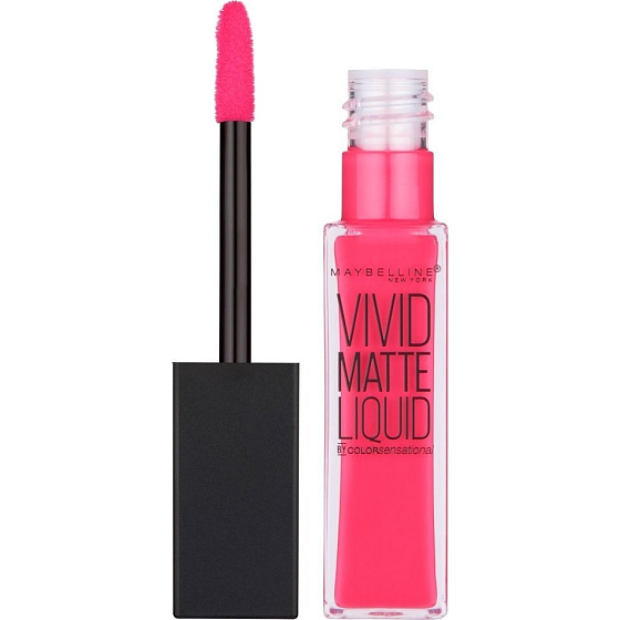 Maybelline Color Sensational Lip Vivid Matte Lipstick Lip Gloss 15 Electric Pink 7.7 ml