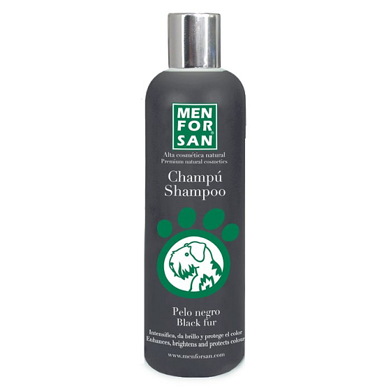 MenForSan Highlights the black color natural shampoo for dogs 300 ml