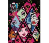 Ditipo Gift paper bag 18 x 10 x 22.7 cm Disney Monster Hight black-pink