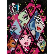 Ditipo Gift paper bag 18 x 10 x 22.7 cm Disney Monster Hight black-pink